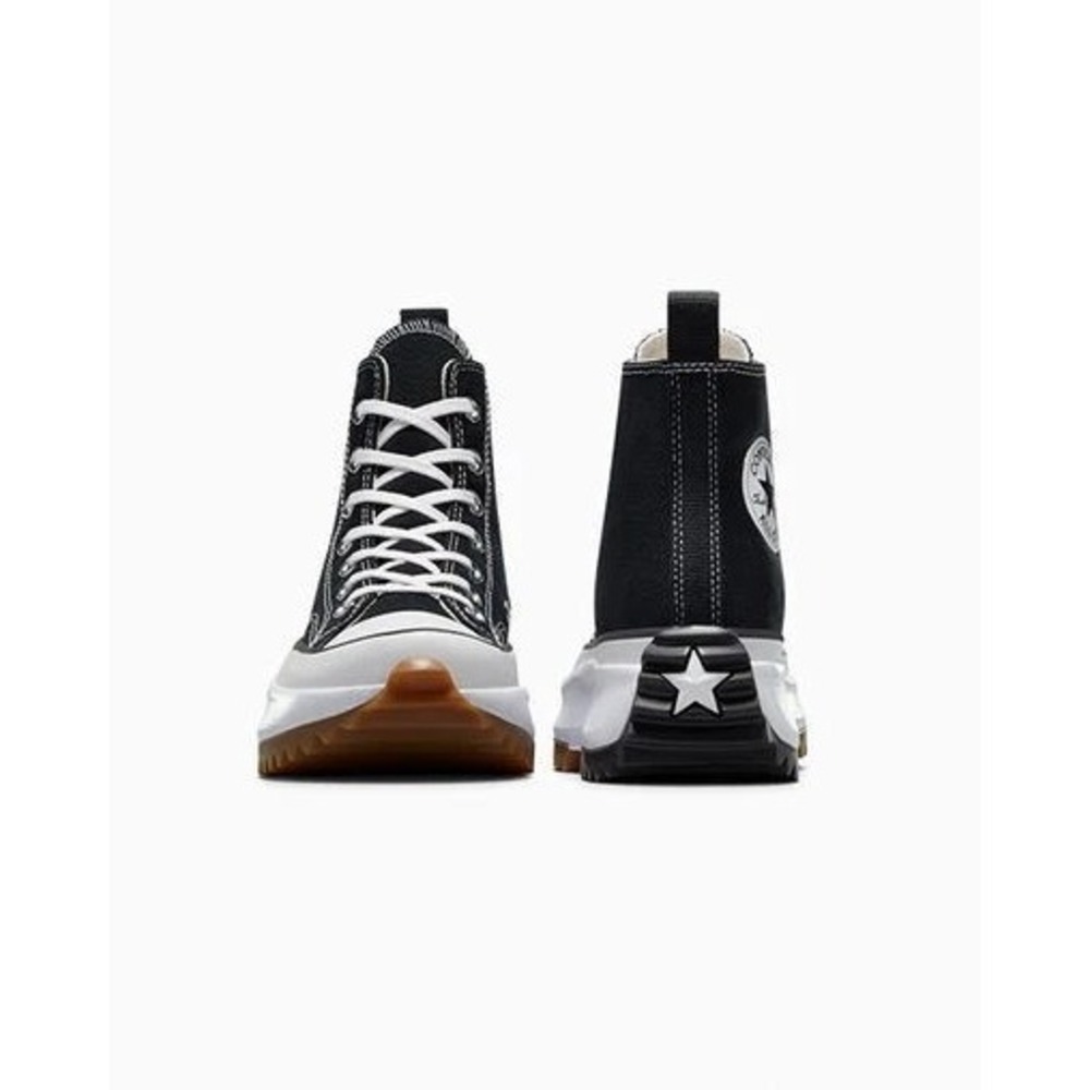 Converse Run Star Hike Platform High Womens Size 10.5 Mens 9 Black Shoes NEW - Picture 5 of 6